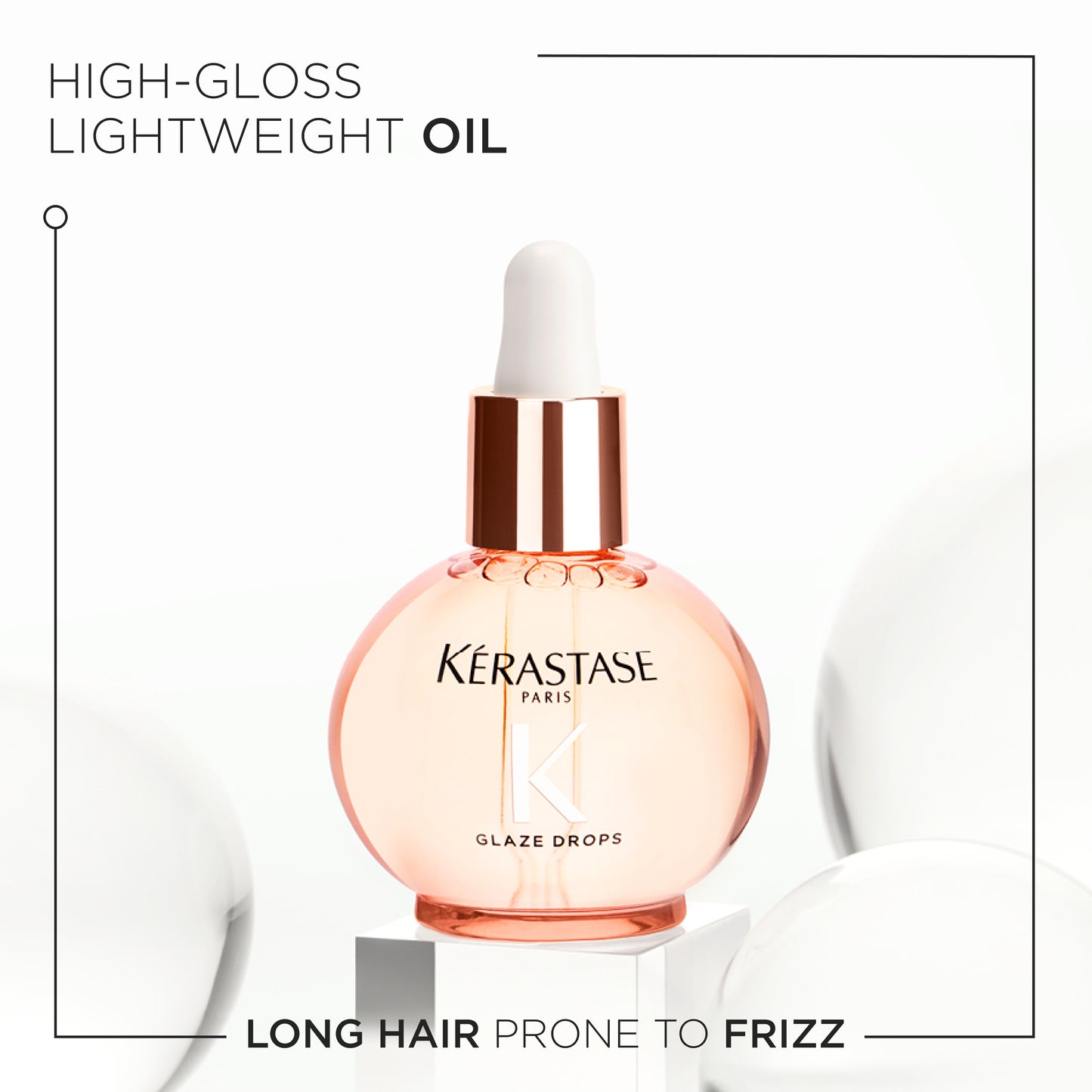Kérastase Gloss Absolu Glaze Drops Anti-Frizz Hair Oil - 45ml