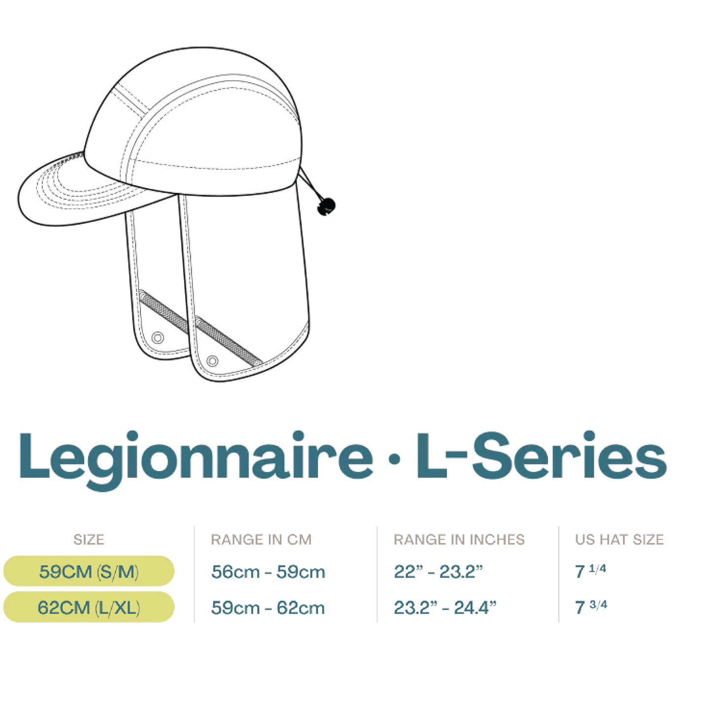 FRACTEL L-SERIES "VERTEX" Legionnaire Cap